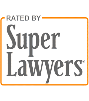Rated by Super Lawyers Badge