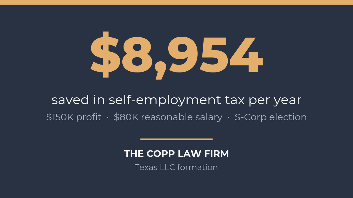 S-corp savings